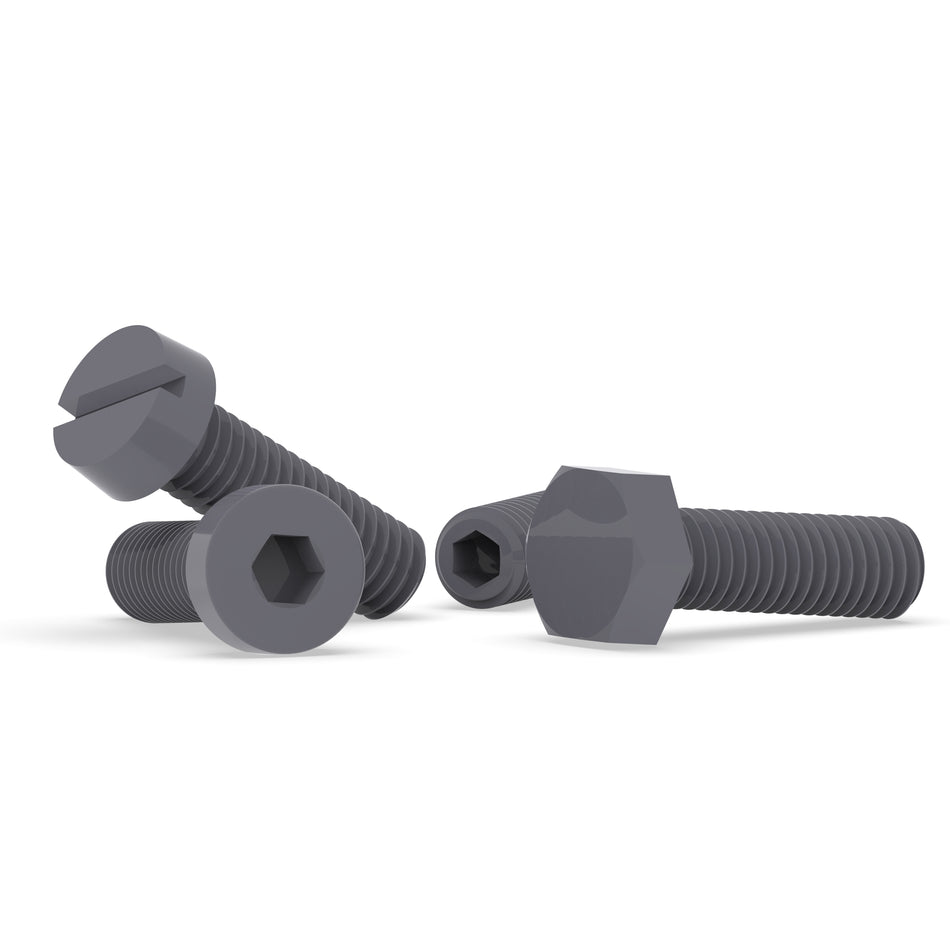 Polyvinyl Chloride (PVC) Custom Manufactured Screws