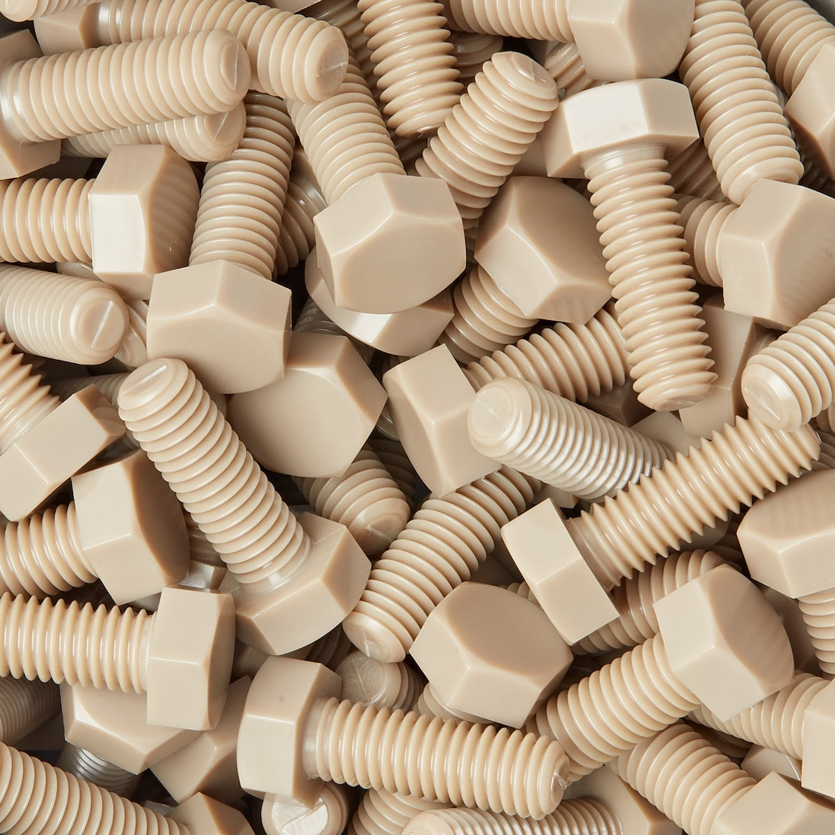 Imperial Sizing for Polymer-Plastic PEEK and PTFE Screws, Nuts, Bolts, and Washers