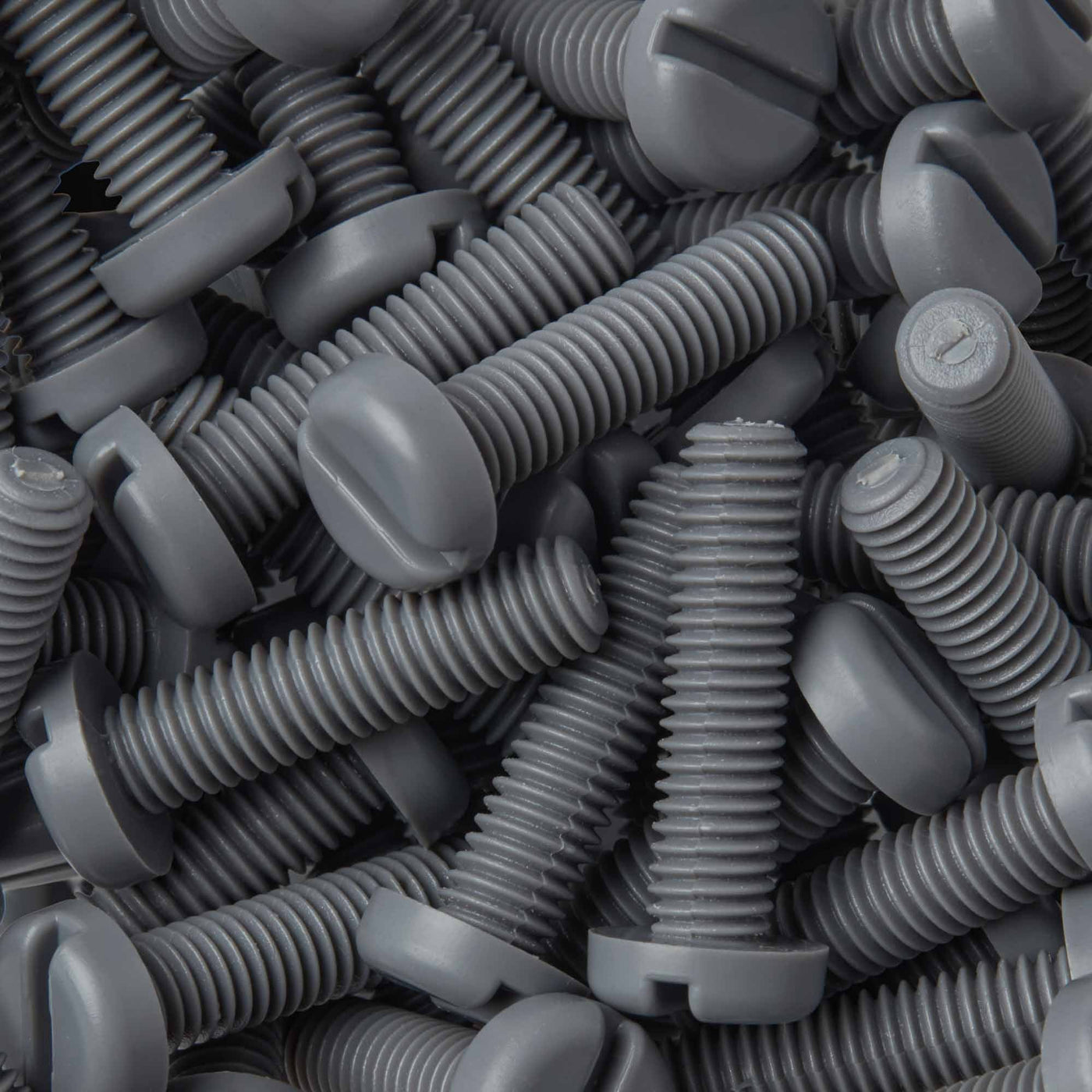 What are different types of, and uses for, polymer-plastic screws?