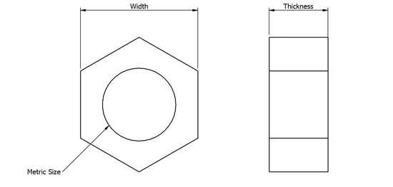 Polymer Hexagon Nuts - High Performance Polymer-Plastic Fastener Components