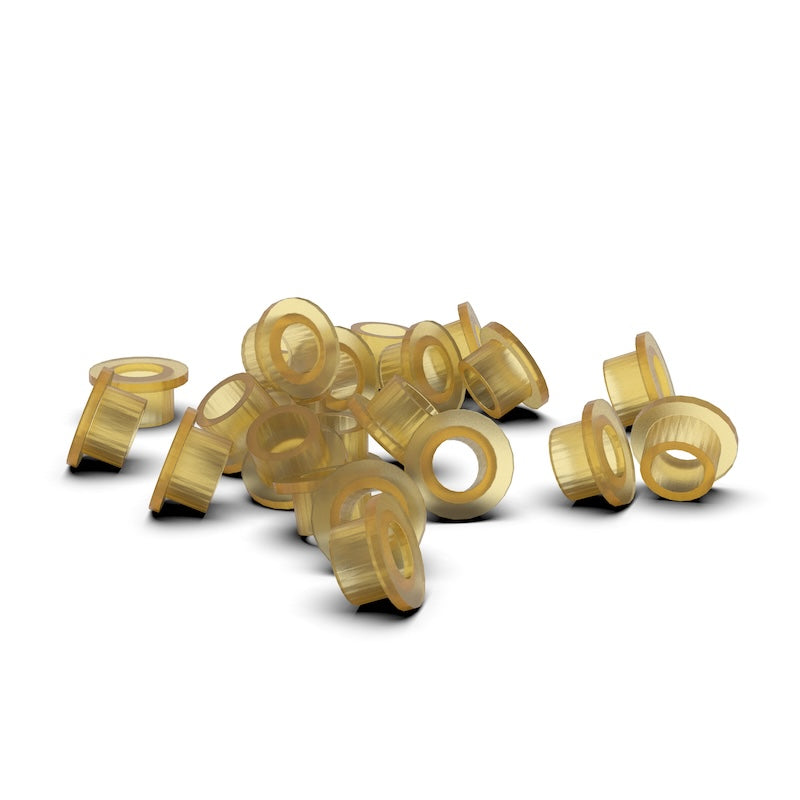 Polyetherimide (PEI) Custom Manufactured Flanged Bushings