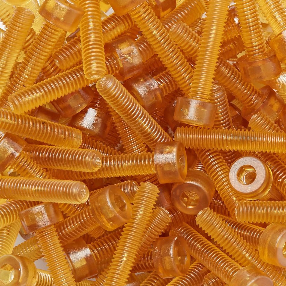 PEI Ultem Torx-Hexalobulaarinen hylsysylinterikantaruuvi PEI Ultem Torx-Hexalobulaarinen hylsysylinteripääruuvi