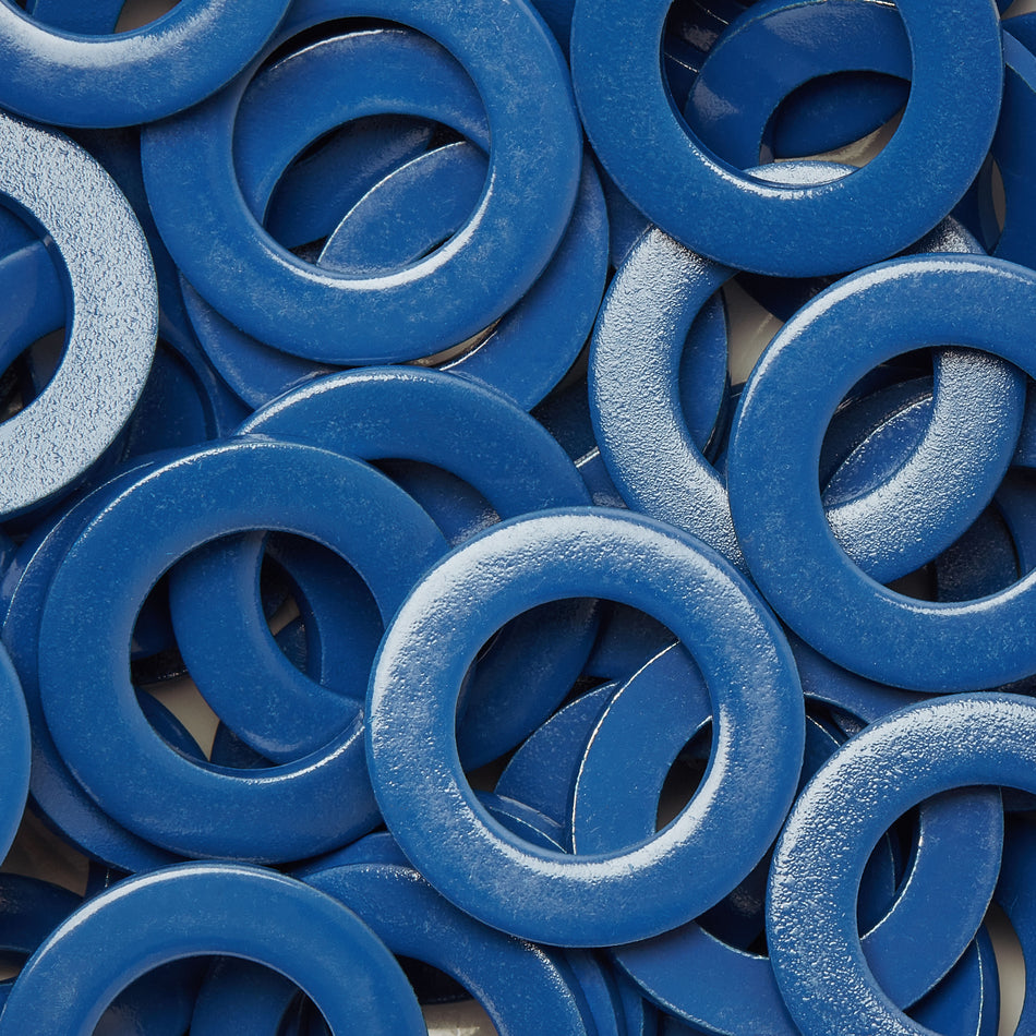 PTFE-pinnoitetut teflonpäällysteiset ruostumattomasta teräksestä valmistetut litteät aluslevyt Sininen