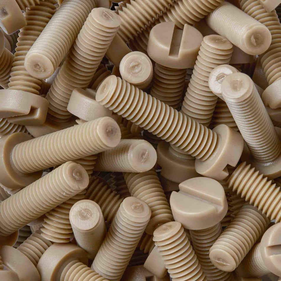 PEEK uritetut sylinterin ruuvipäät DIN 84