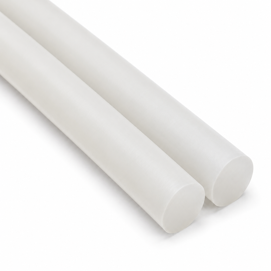 PVDF (Kynar) Luonnollinen täyttämätön tanko/tanko