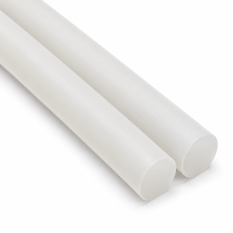 PVDF (Kynar) Luonnollinen täyttämätön tanko/tanko