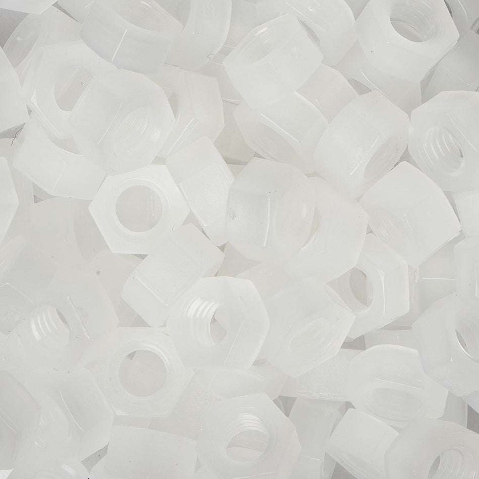PVDF Kynar kuusiomutterit
